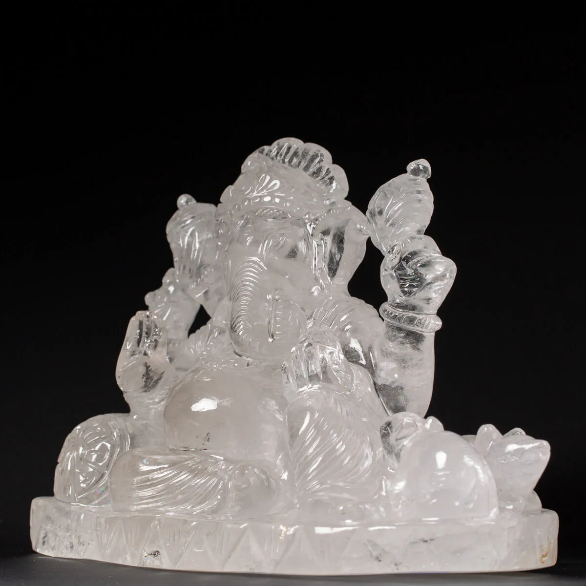 Statua Ganesh Quarzo (3750g)
