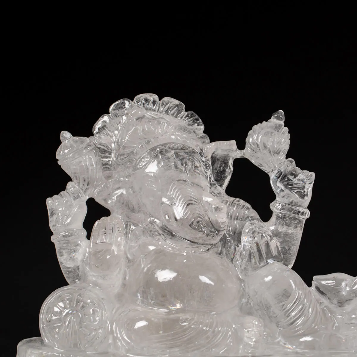 Statua Ganesh Quarzo (3750g)