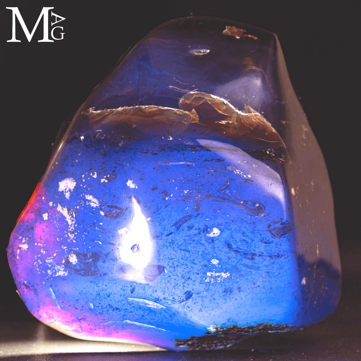 Ambra Blue: Resina tropicale fossilizzata