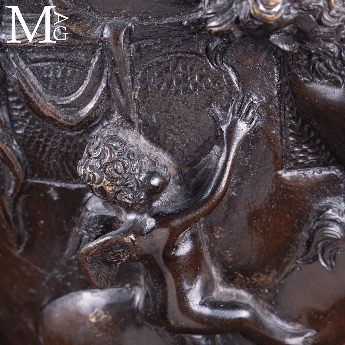 Coppe in Bronzo Scene Mitologiche - Ispirazione Pompeiana.
