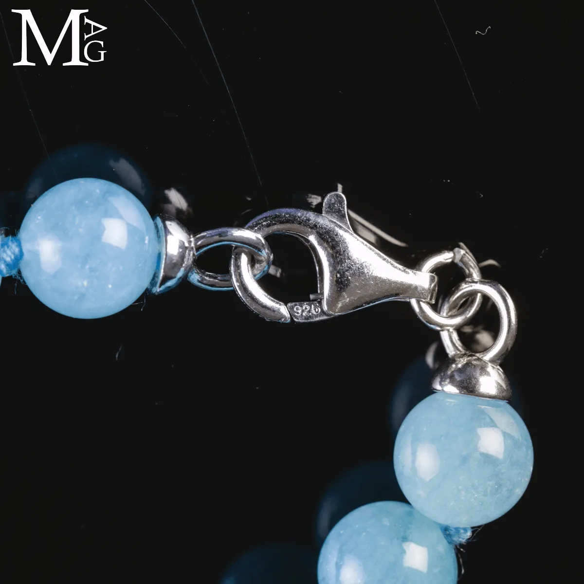Collana in Kyanite, Neon Apatite e Acquamarina.