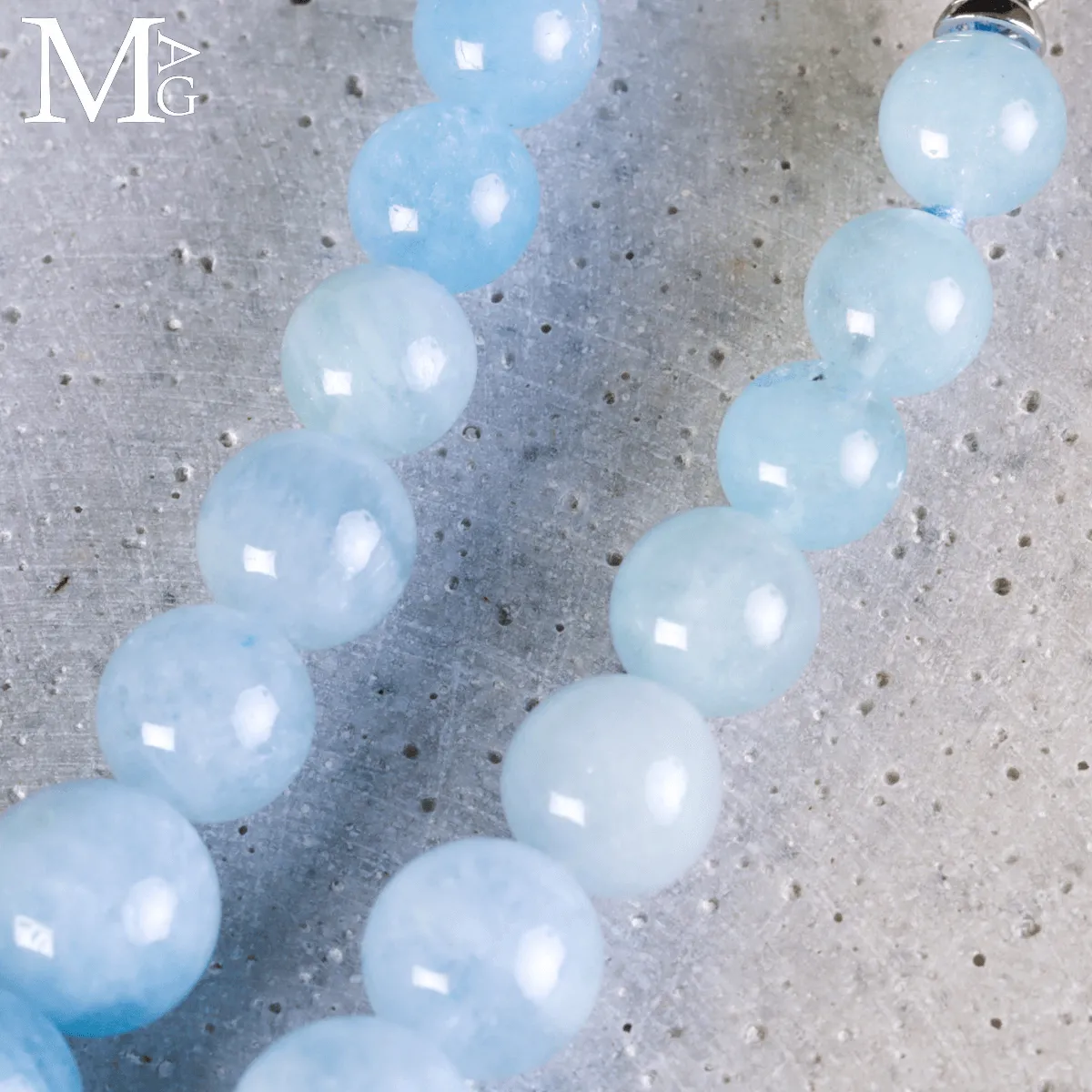 Collana in Kyanite, Neon Apatite e Acquamarina.