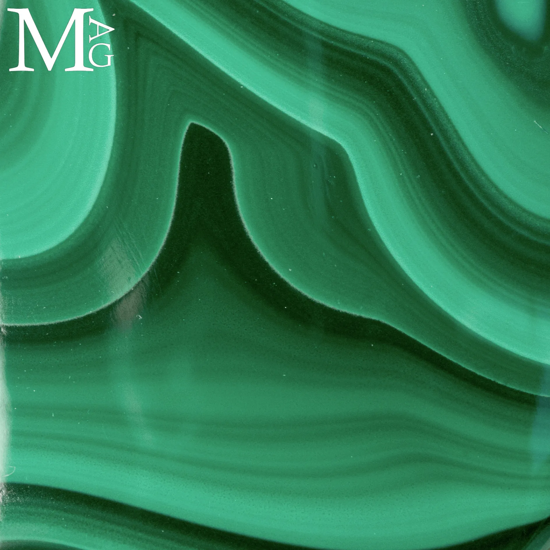 Ciondolo in argento con Malachite