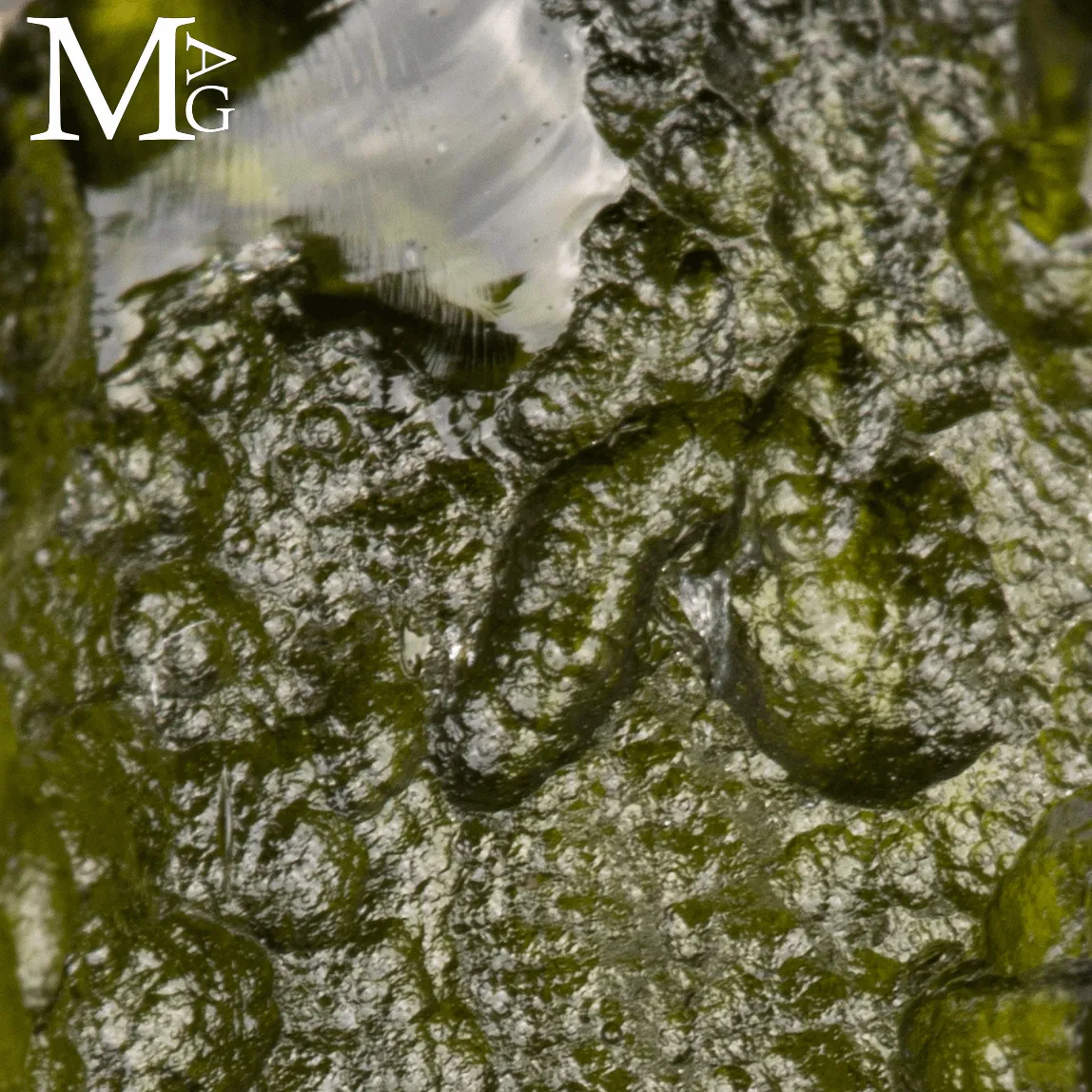 Anello in Argento con Moldavite.