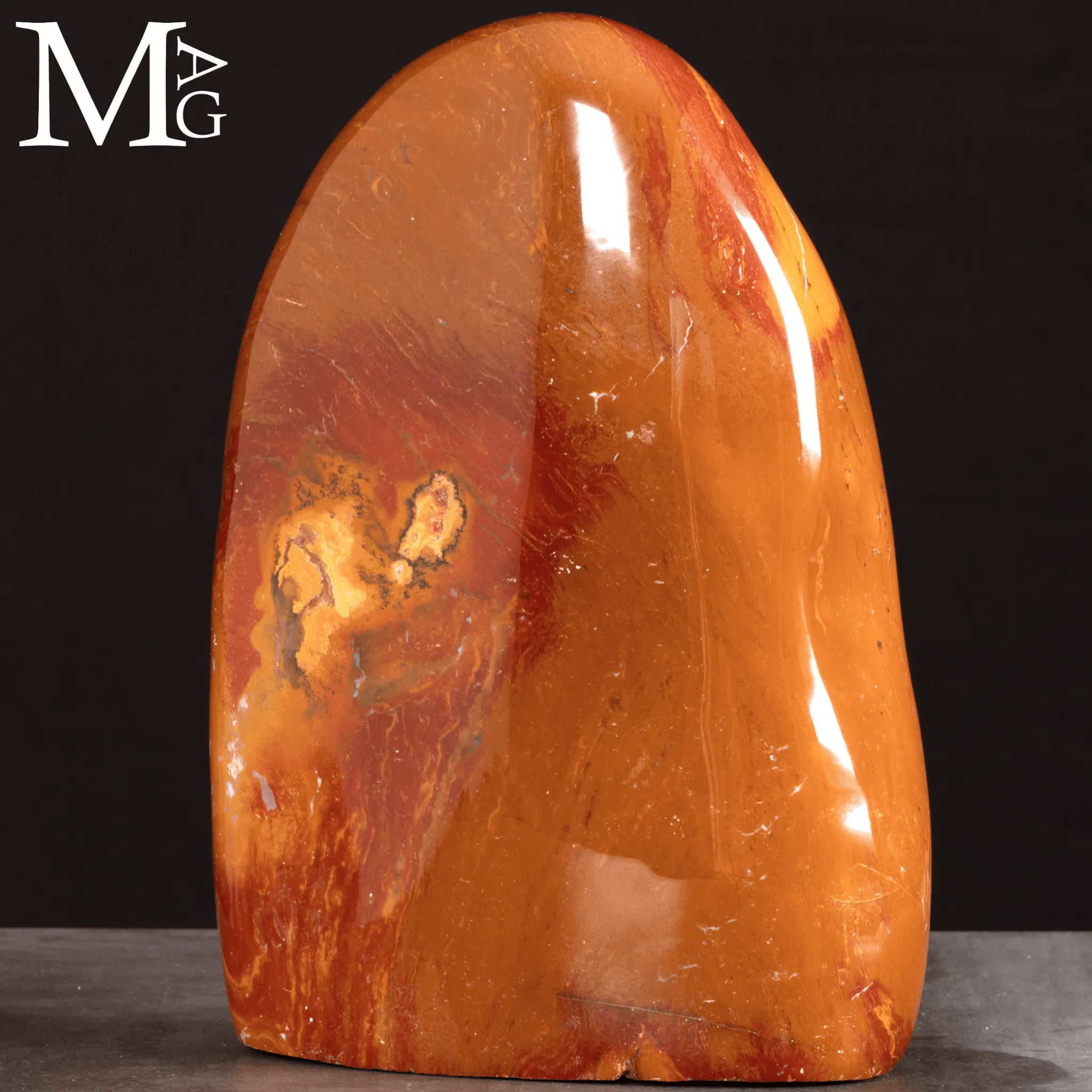 Agata Rossa del Madagascar – Elemento Decorativo Naturale