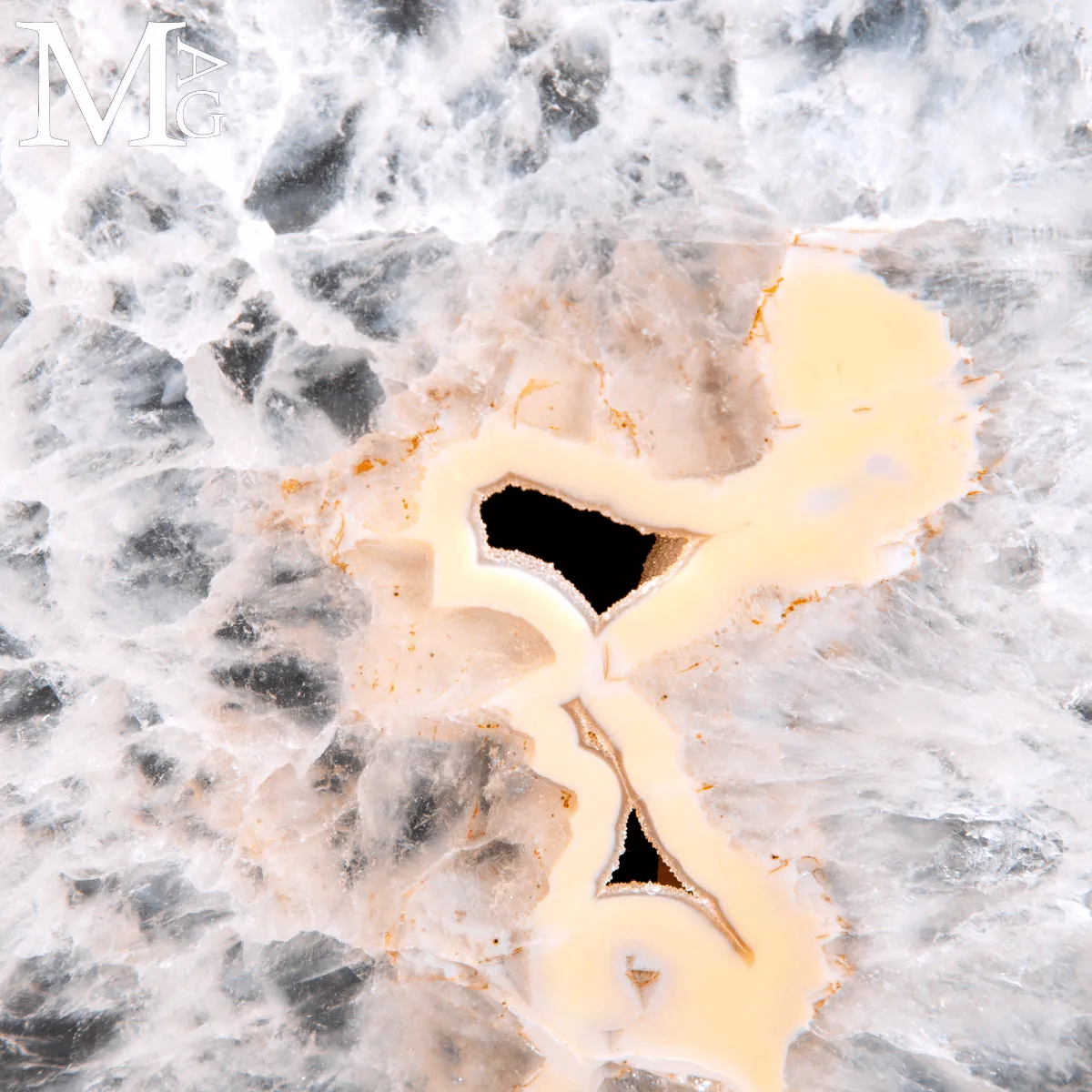 Fetta di Agata Naturale – Geode Luminoso