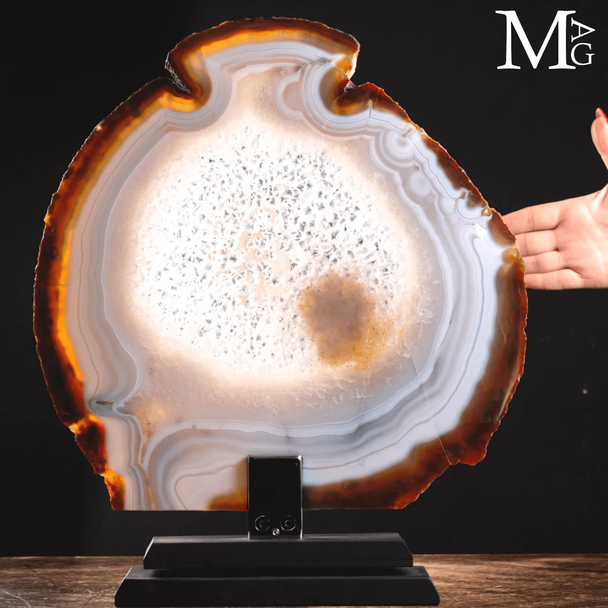 Fetta di Agata Naturale – Luce e Armonia