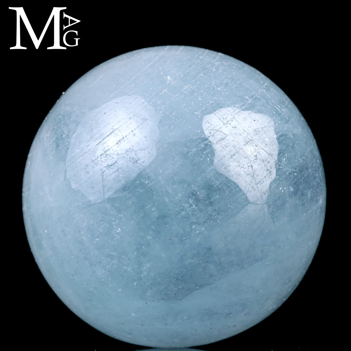 Sfera in Cristallo di berillo – Acquamarina.