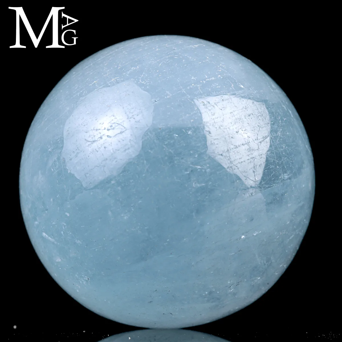 Sfera in Cristallo di berillo – Acquamarina.