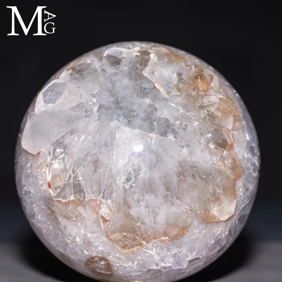 Sfera in Ametista Cristalli.