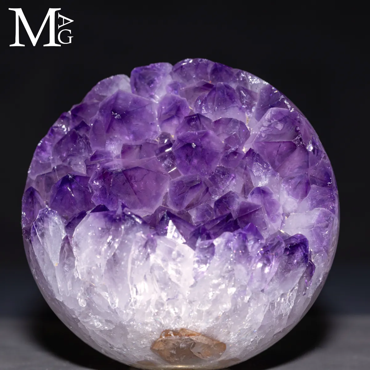 Sfera in Ametista Cristalli.
