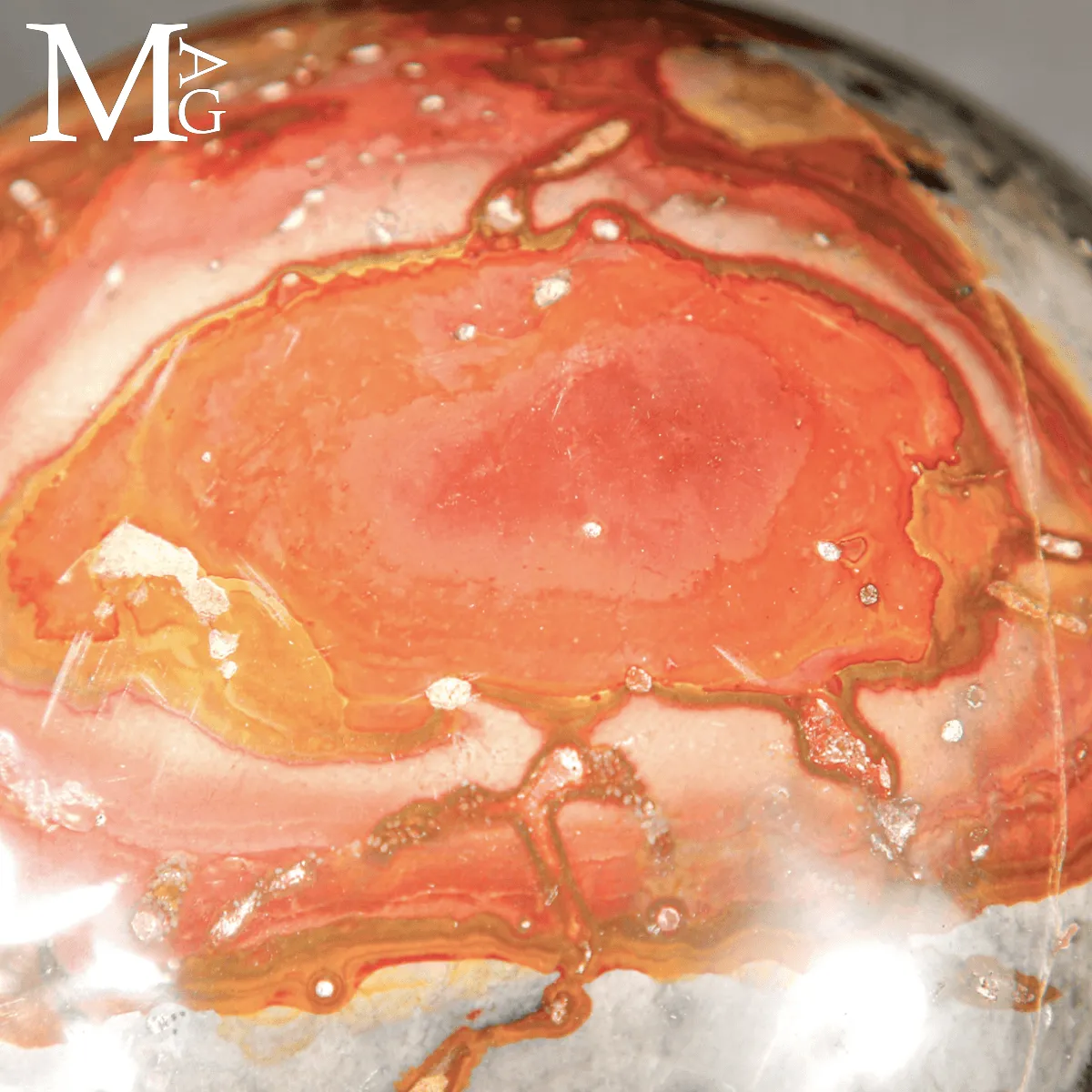 Sfera in Diaspro Policromo Ornamentale