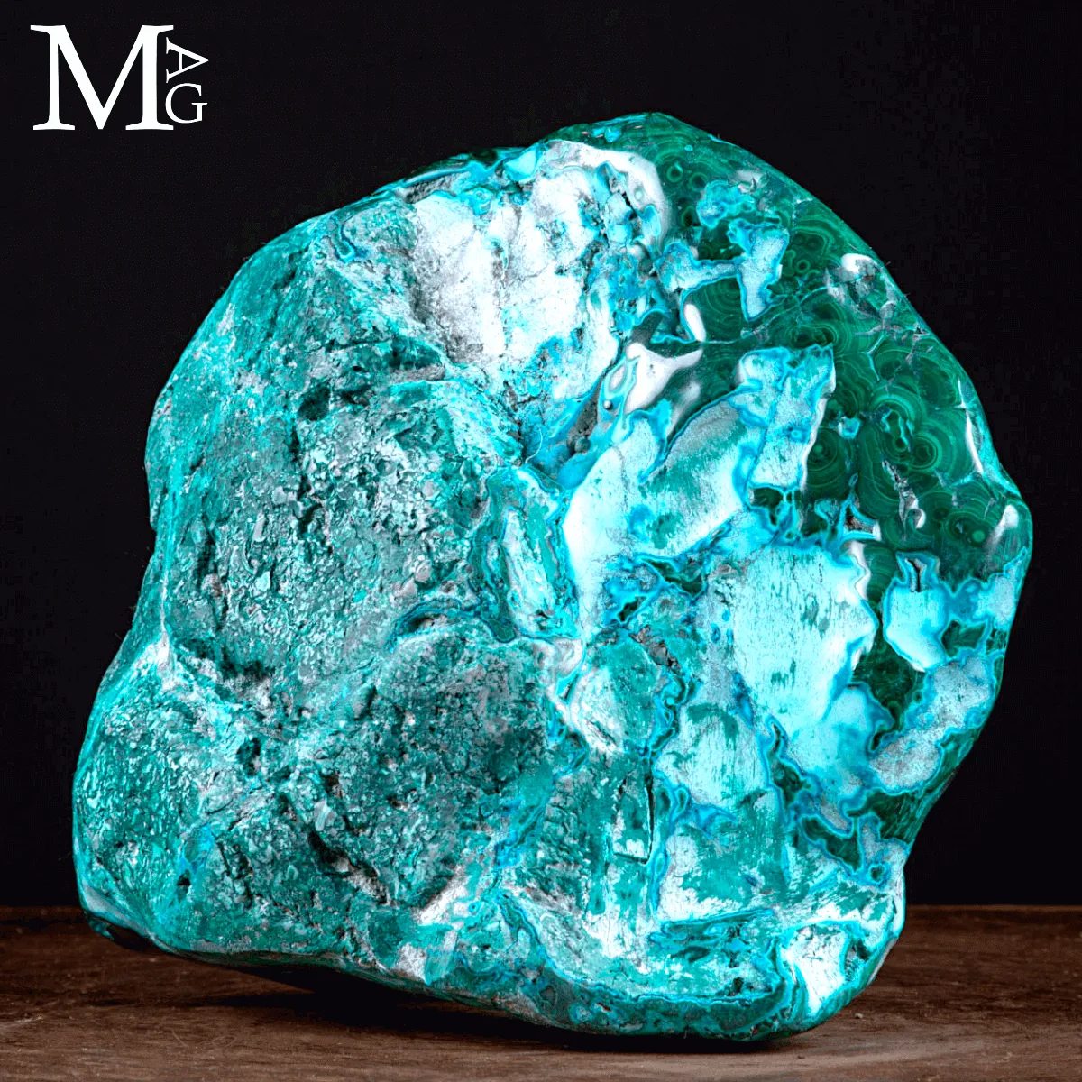Malachite con Crisocolla – Miniera Star of the Congo.