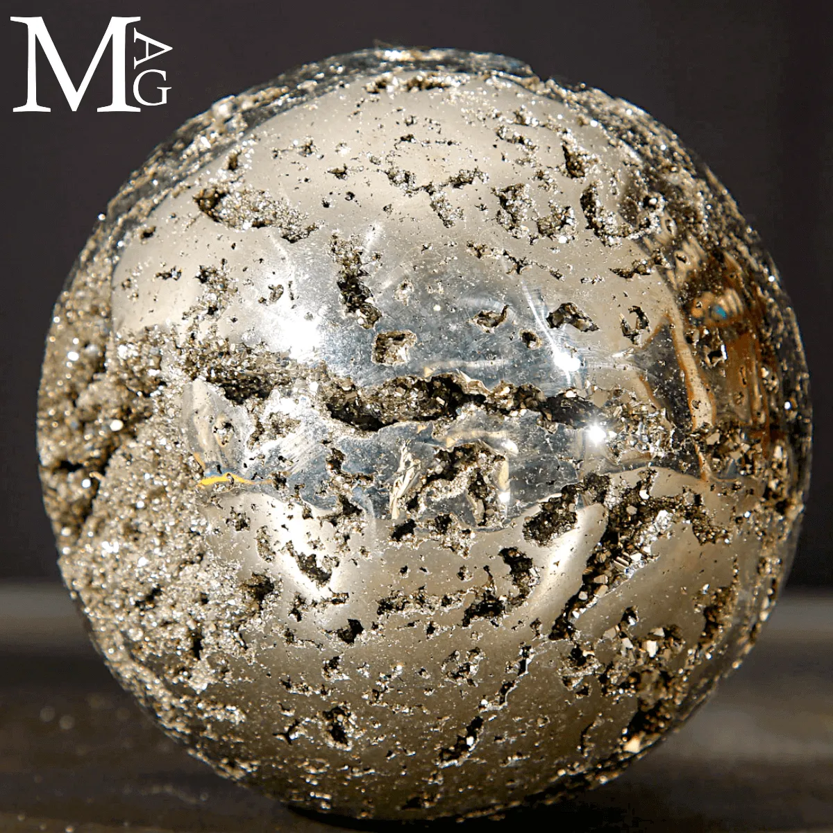 Sfera in Pirite Naturale del Perù.
