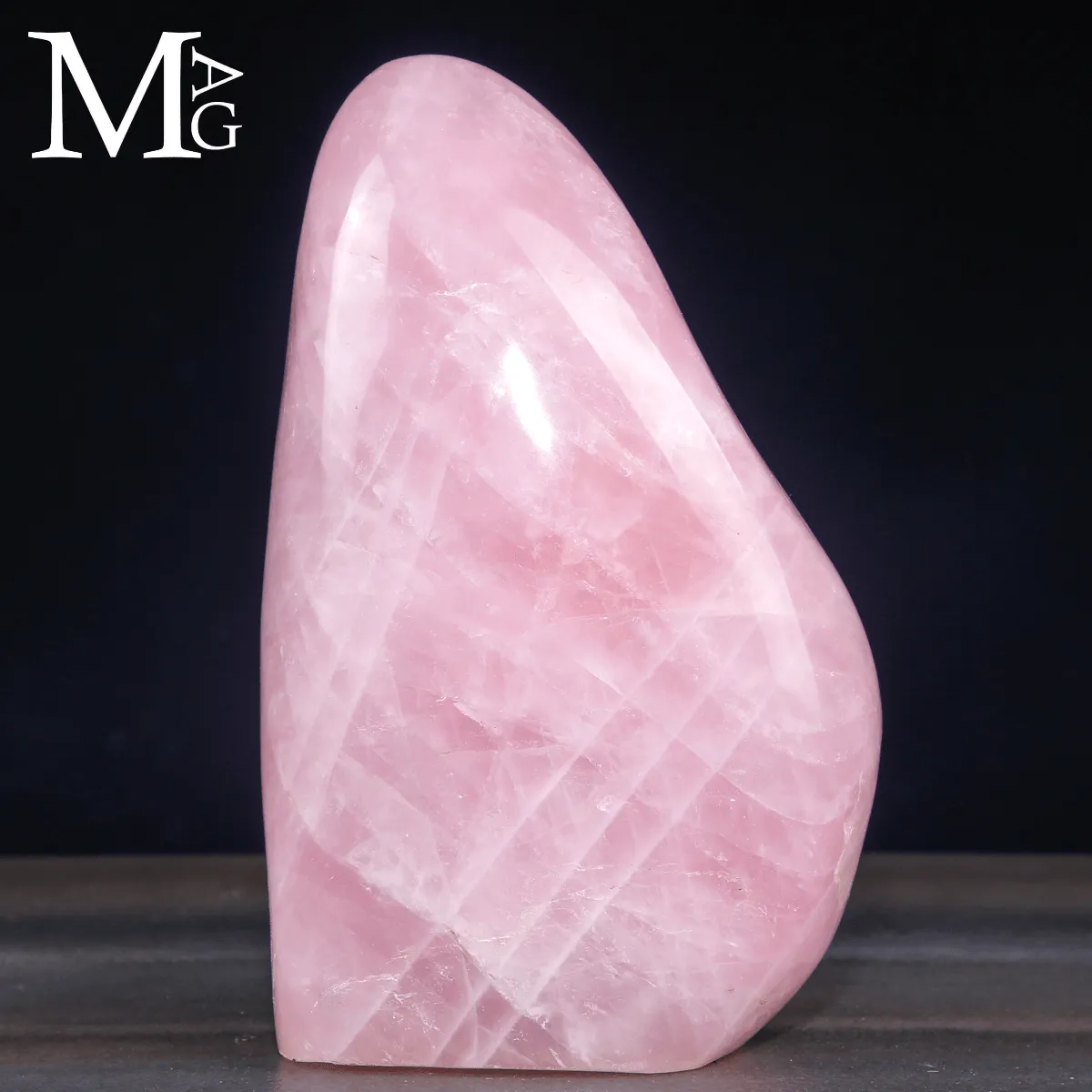 Quarzo Rosa del Madagascar - forma libera