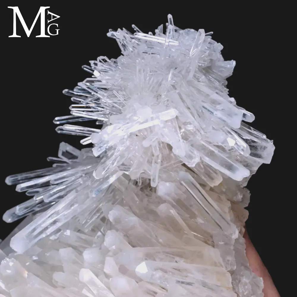 Drusa di Quarzo Aghiforme di Qualità Superiore – Santander, Colombia