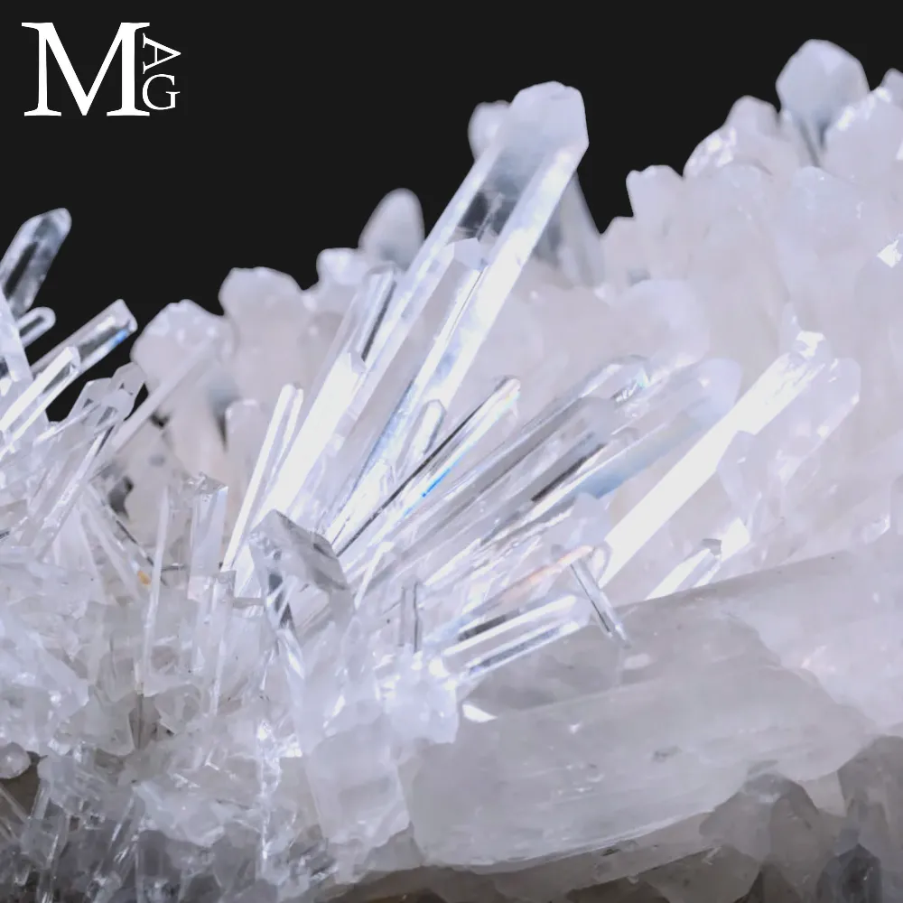 Drusa di Quarzo Aghiforme di Qualità Superiore – Santander, Colombia