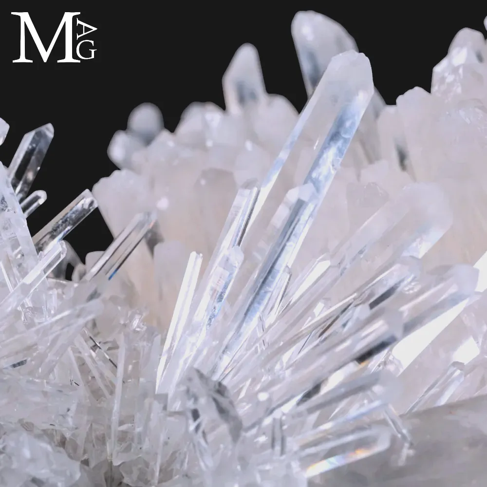 Drusa di Quarzo Aghiforme di Qualità Superiore – Santander, Colombia