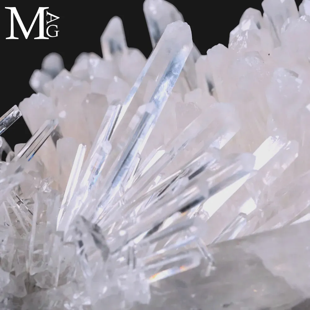 Drusa di Quarzo Aghiforme di Qualità Superiore – Santander, Colombia