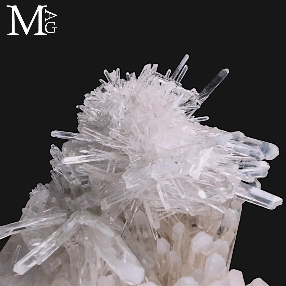 Drusa di Quarzo Aghiforme di Qualità Superiore – Santander, Colombia