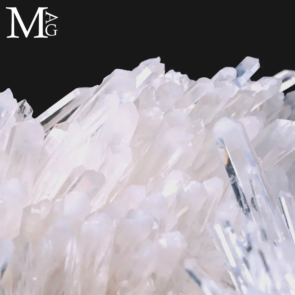 Drusa di Quarzo Aghiforme di Qualità Superiore – Santander, Colombia