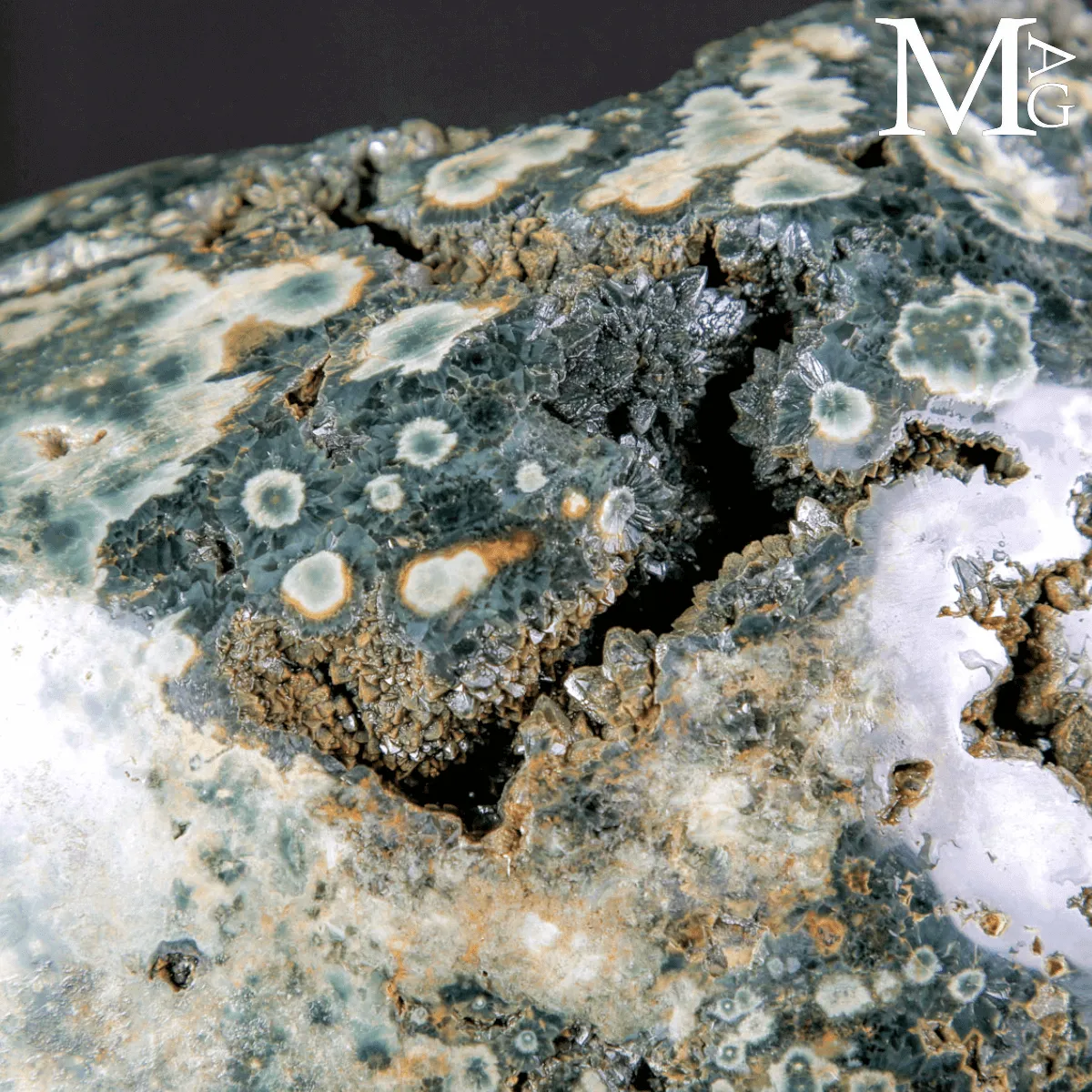 Ocean Jasper – Grande diaspro oceanico orbiculare della 4ª vena