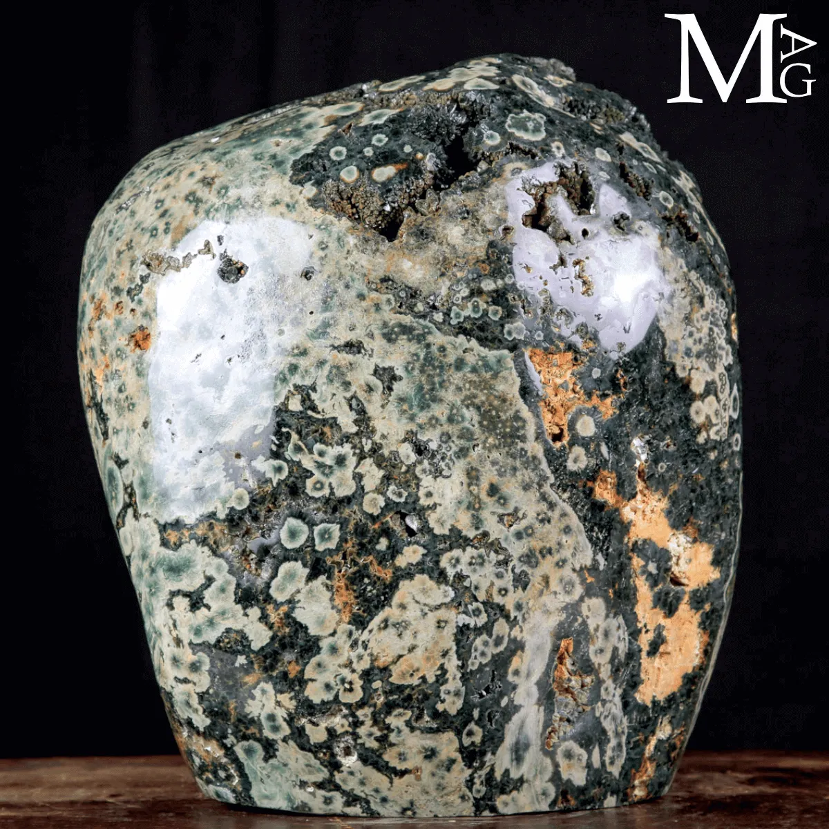 Ocean Jasper – Grande diaspro oceanico orbiculare della 4ª vena