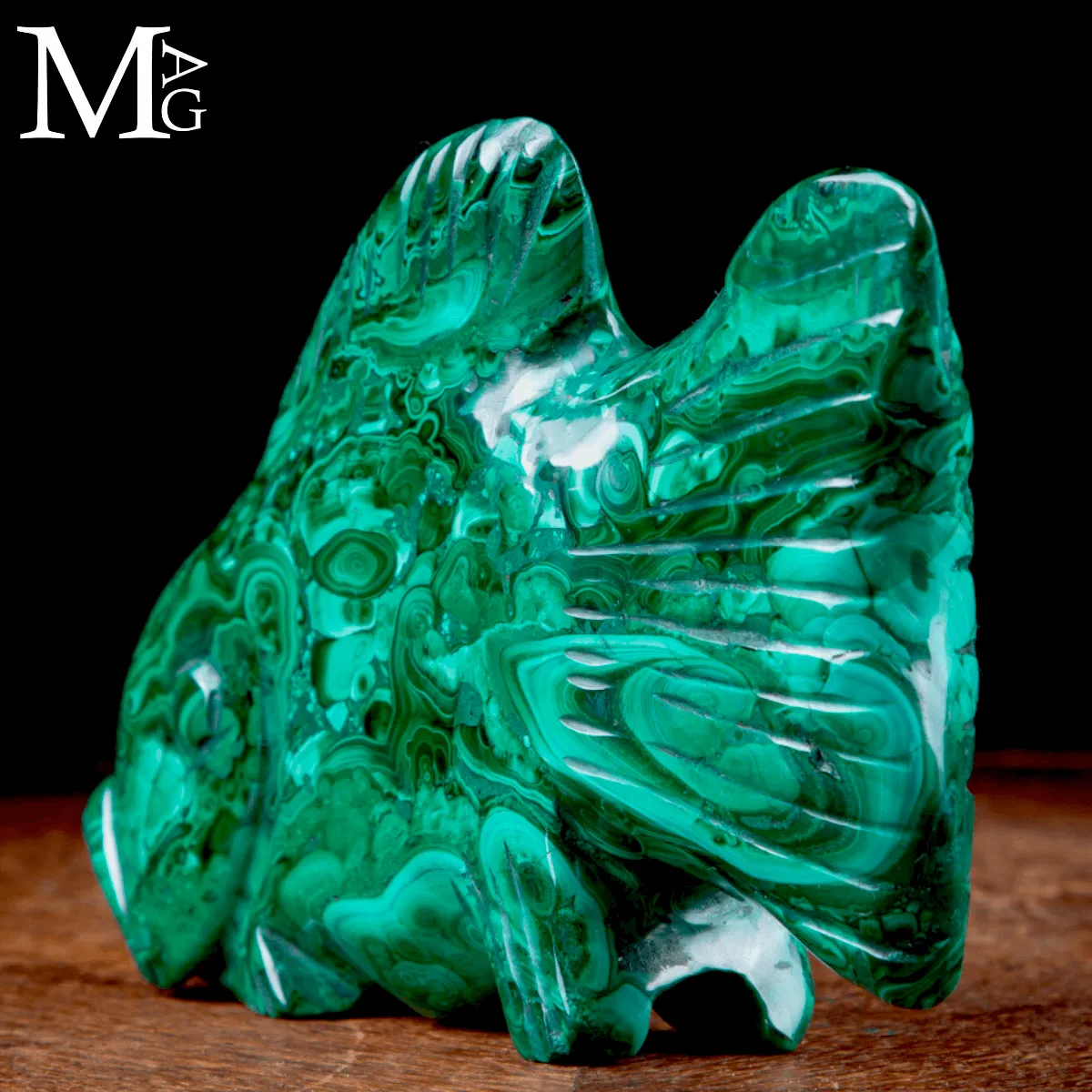 Scultura in Malachite – Pesce Tropicale.