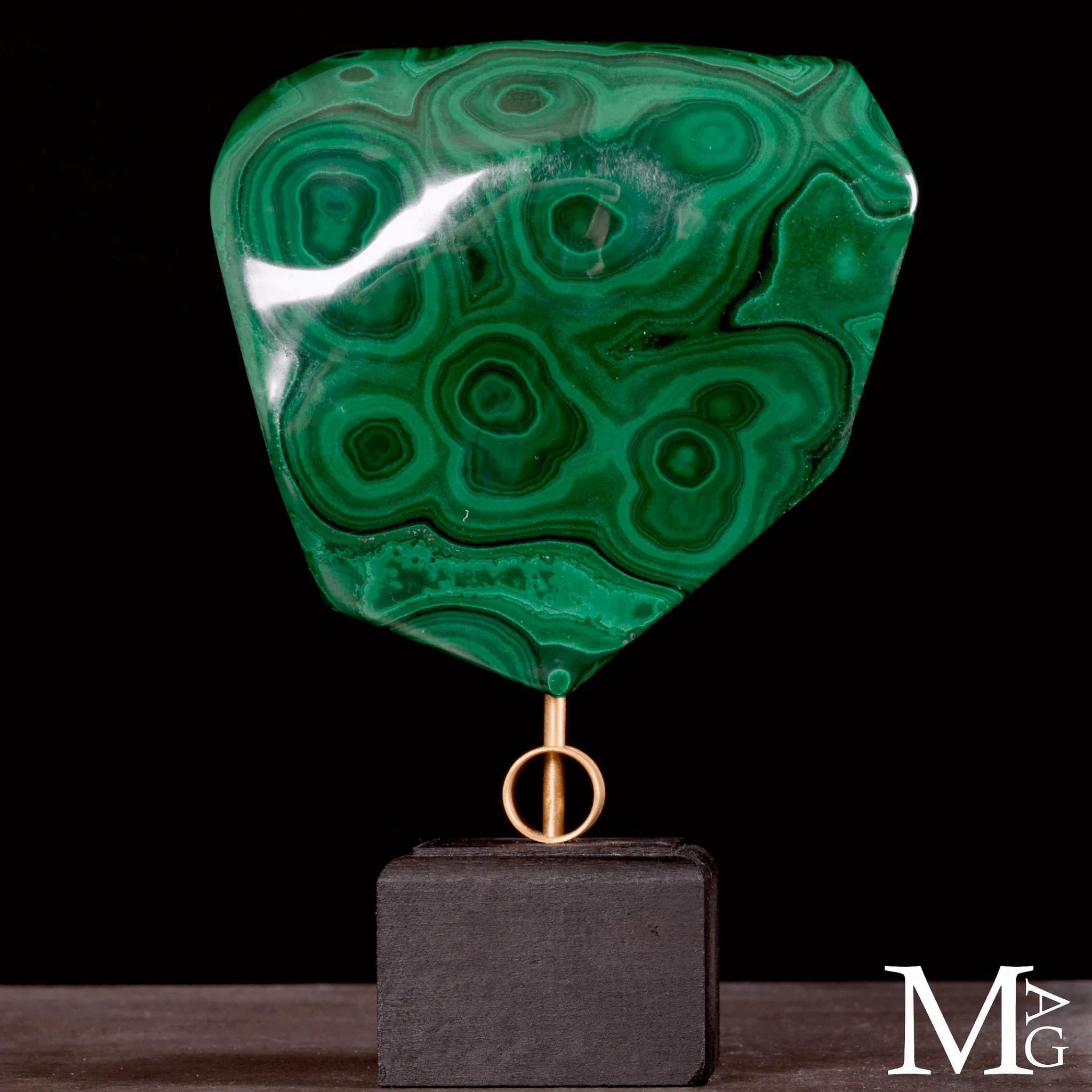 Malachite a Struttura Orbitale.
