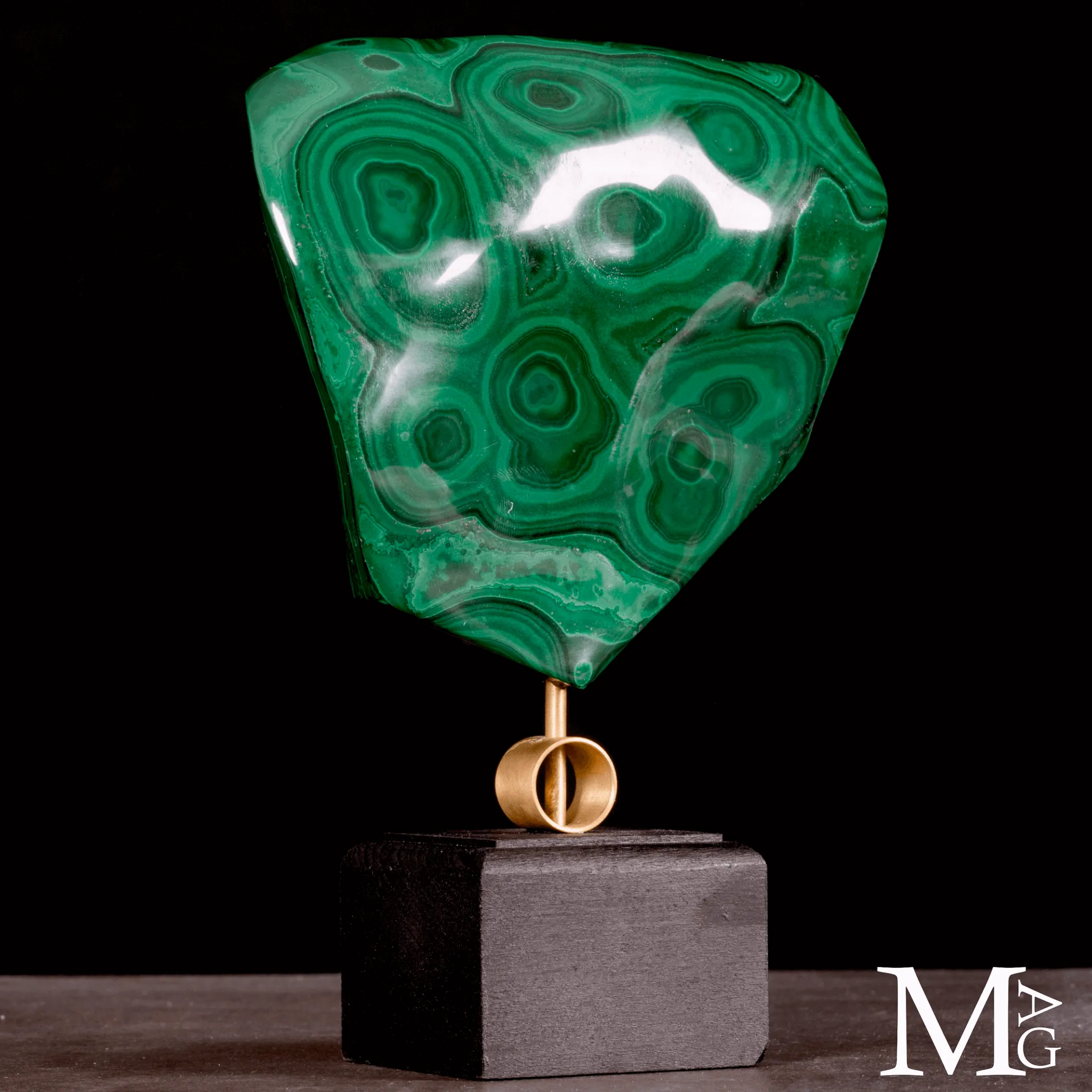Malachite a Struttura Orbitale.