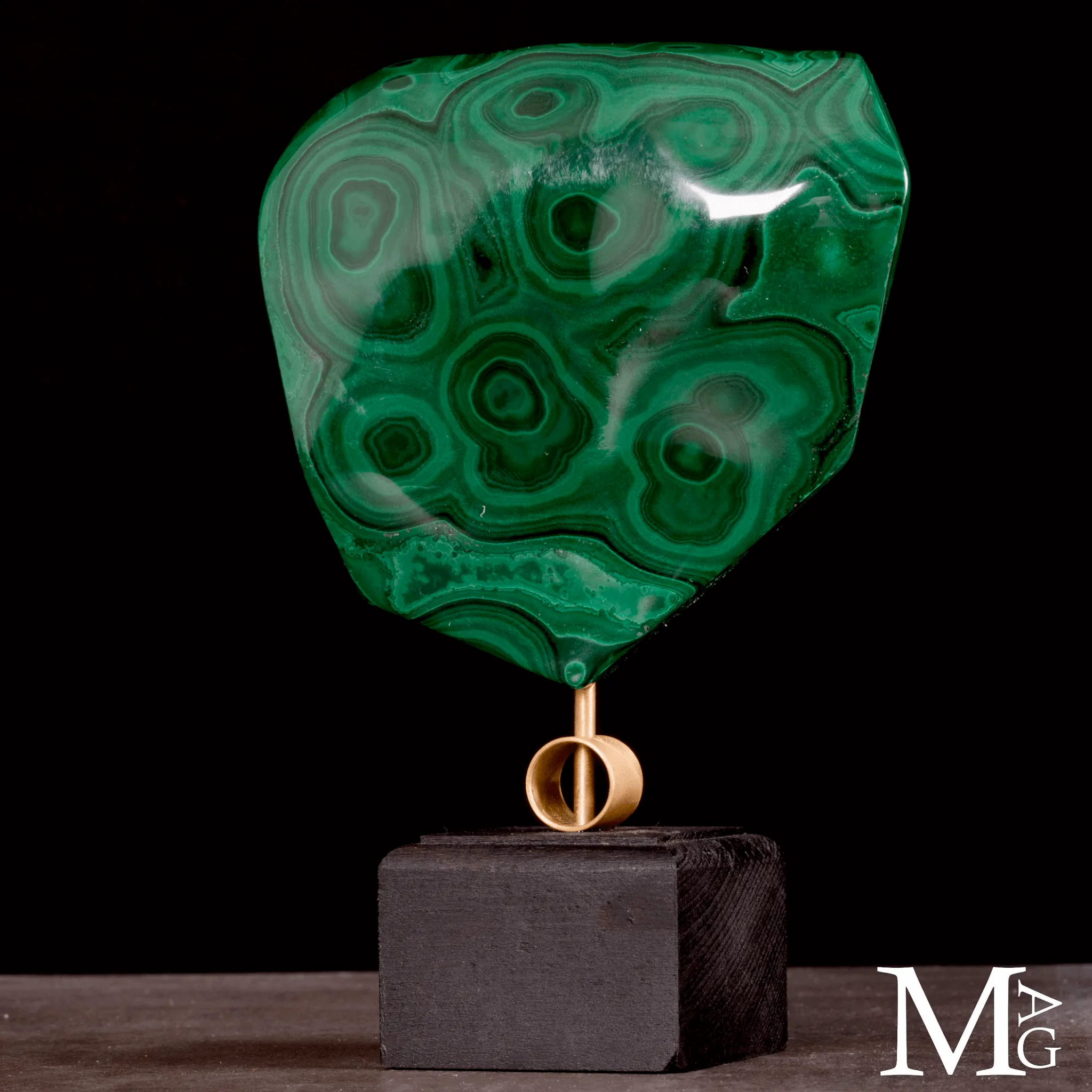Malachite a Struttura Orbitale.