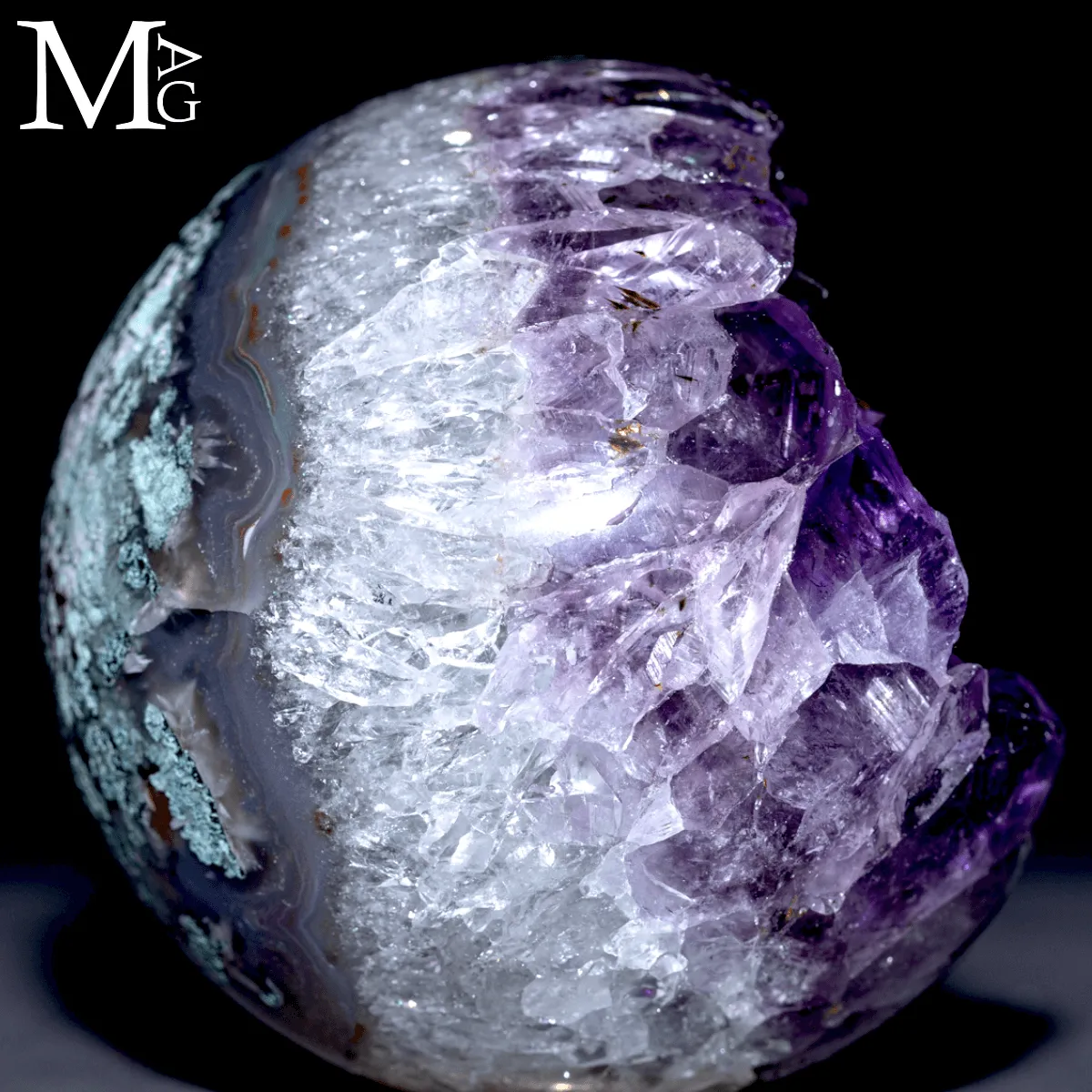Sfera in Ametista - Drusa Naturale.