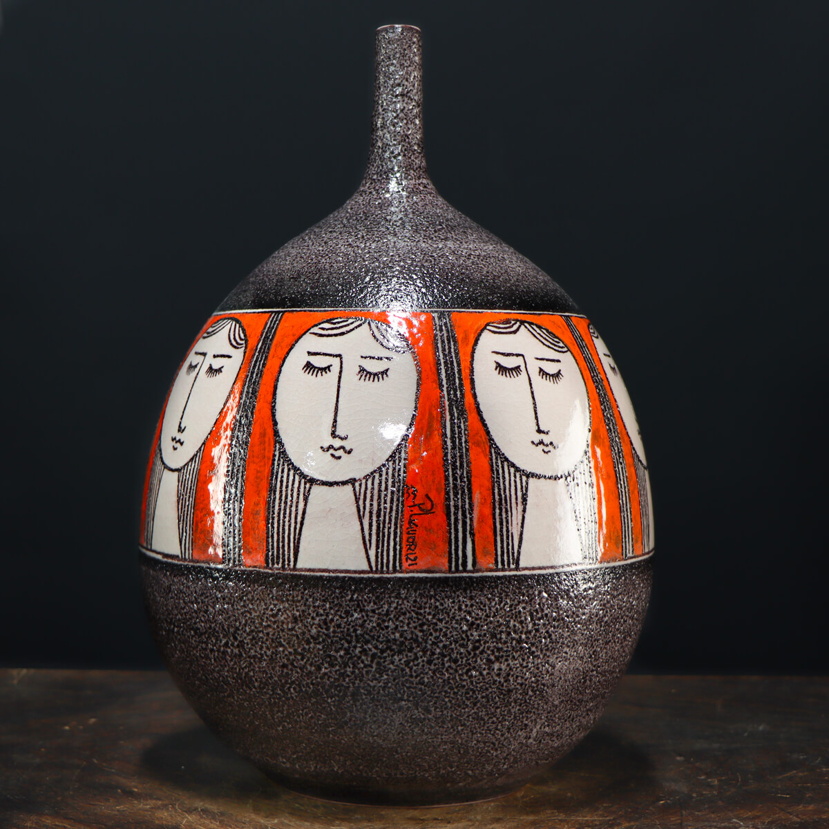 ASA Vaso In Ceramica Selection - Colore Crema Opaco, 18 Cm - Design Moderno E Semplice, Fatto A Mano - 2