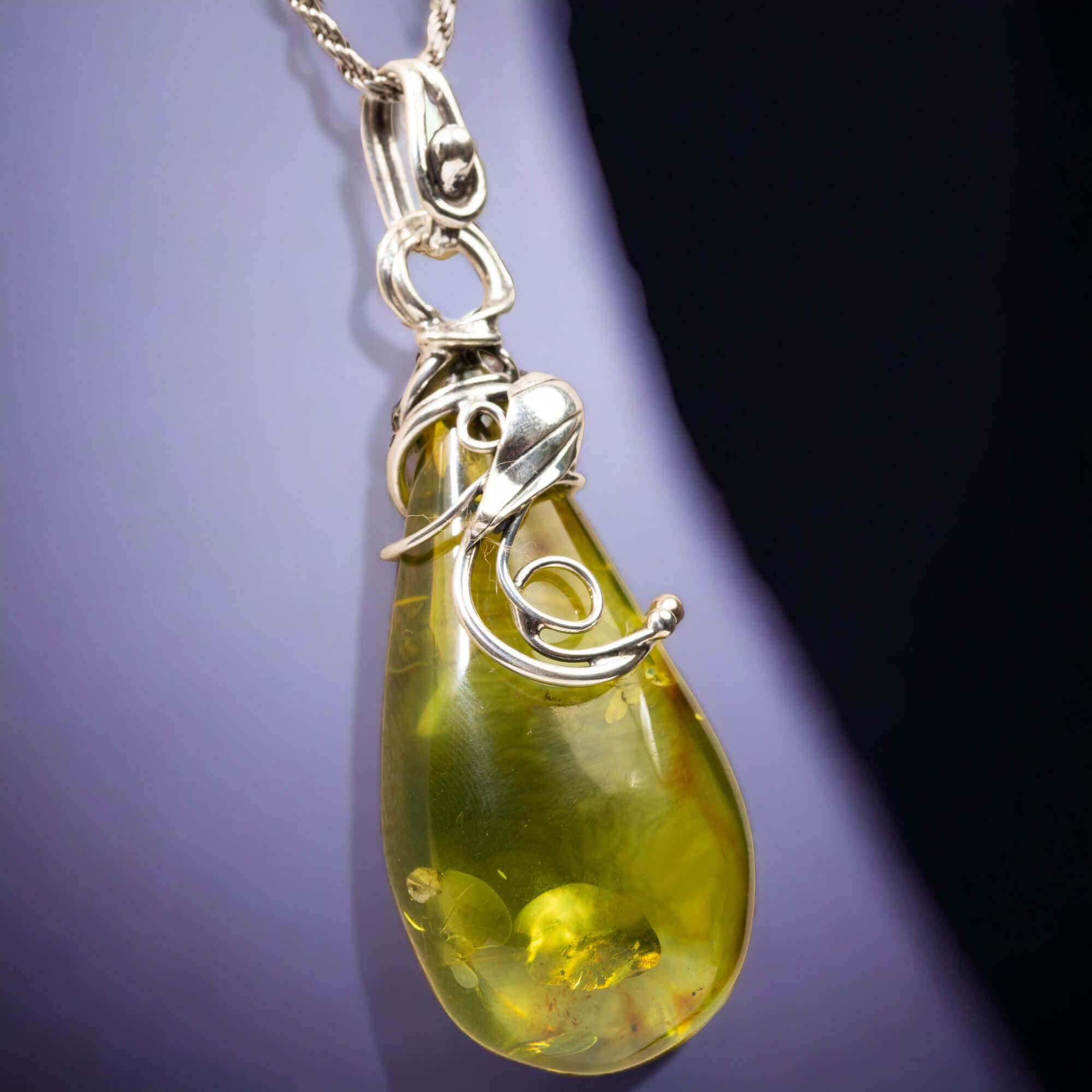 Caribbean Green Amber JEW-630