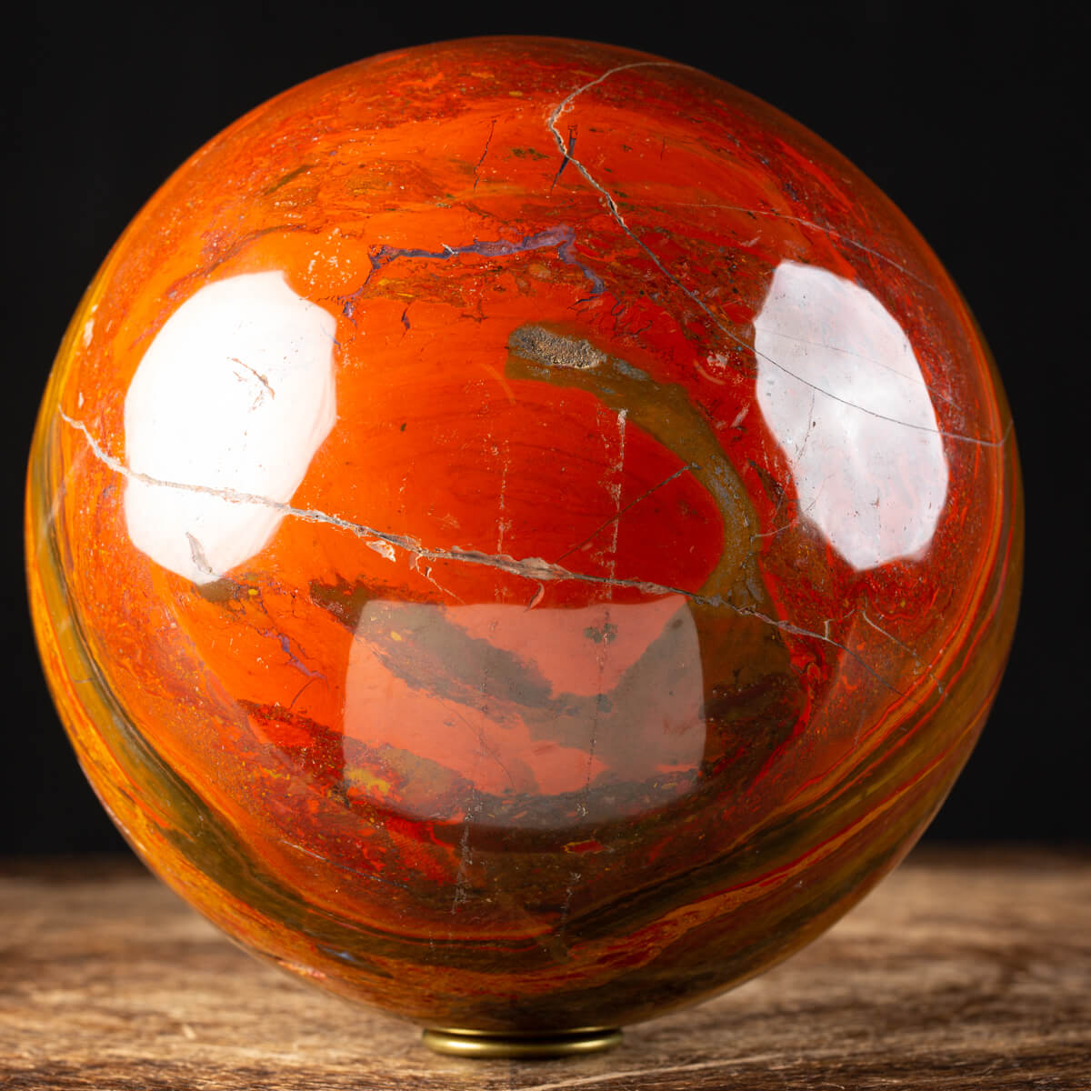 Sphere in Red Jasper