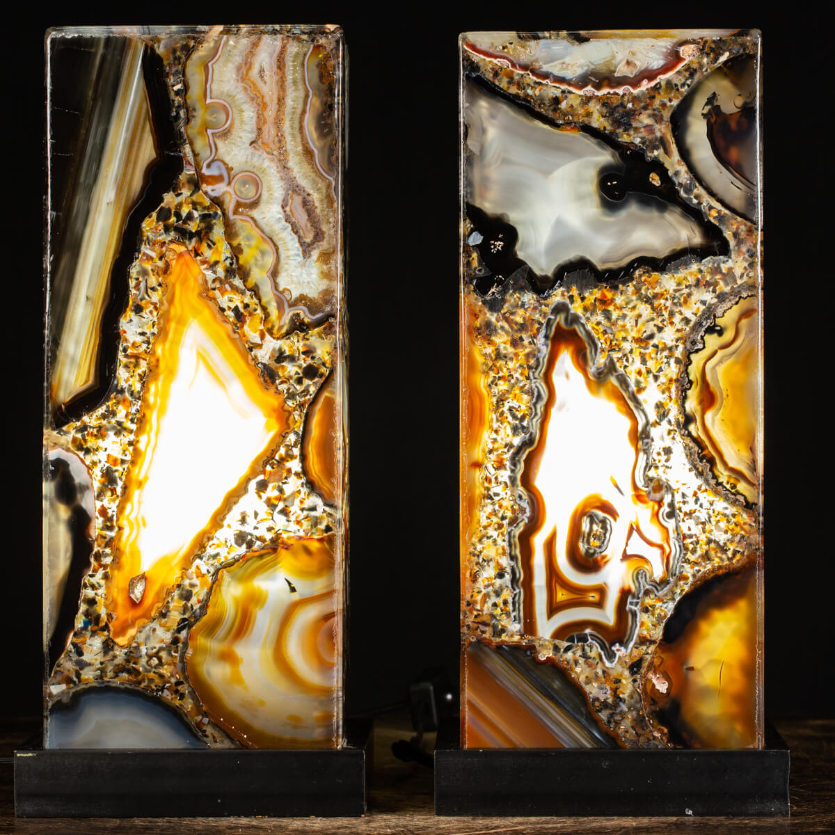 Agate Lamps
